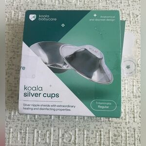 Koala Babycare Silver Nipple Cups